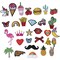 Assorted Iron On Patches for Clothing, Embroidering (30 Pieces)